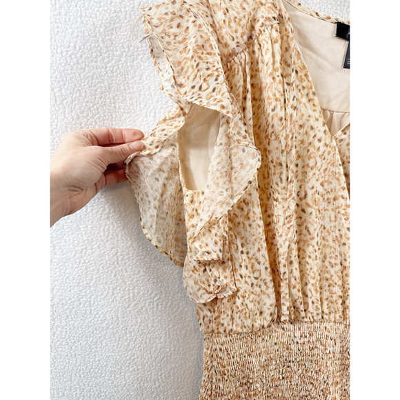 NWT Aqua Smocked Ruffle Mini Dress XS – Retail $98 - Picture 9 of 9